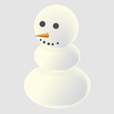 sticker bonhomme de neige