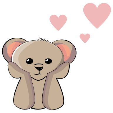 sticker nounours