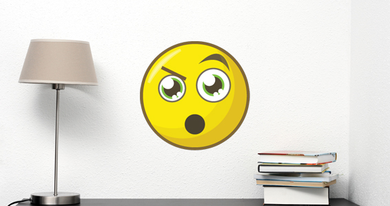 sticker smiley tonnement