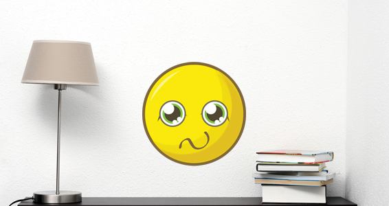 sticker smiley indcis