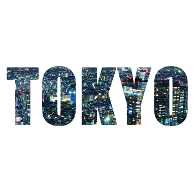 sticker texte voyage Tokyo