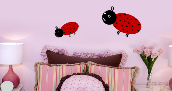 sticker coccinelle