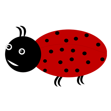 sticker coccinelle