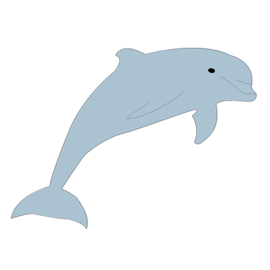 sticker dauphin