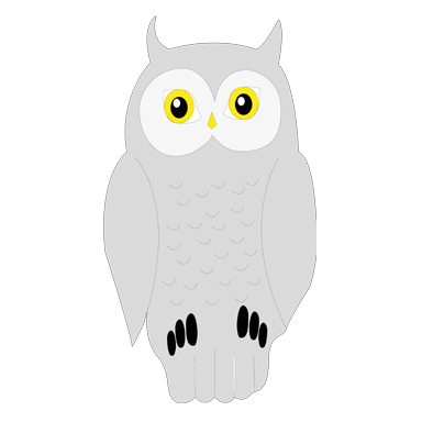 sticker hibou