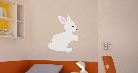 sticker lapin