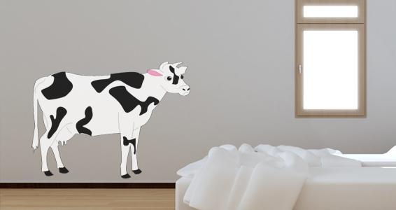 sticker vache