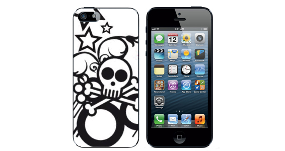 sticker tte de mort Iphone5