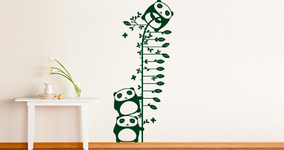 sticker Toise Panda