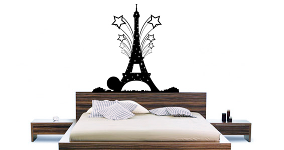 sticker Tour Eiffel Ptillante by RQR